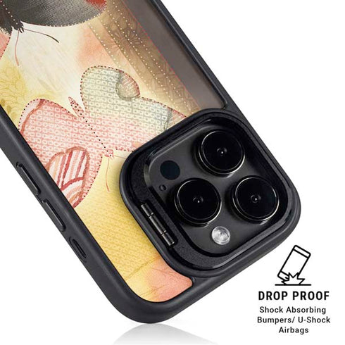 Haiku Butterfly iPhone 15 Pro Kickstand Case